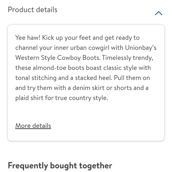 UNIONBAY White Heeled Western Boots - Picture 5 of 8